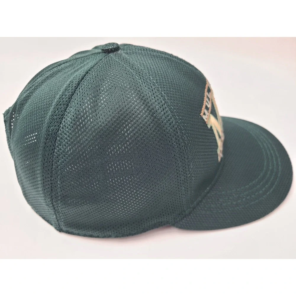 Vintage Mule Deer Foundation MDF Snapback Hat‎ Cap Hunt Outdoors Men Women Green